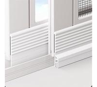 Joint d'étanchéité en caoutchouc, Garde-goutte en caoutchouc auto-adhésif for fenêtres et portes, plusieurs tailles multicolores(White,8m)