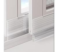 Joint d'étanchéité en caoutchouc, Garde-goutte en caoutchouc auto-adhésif for fenêtres et portes, plusieurs tailles multicolores(Clear,2m)