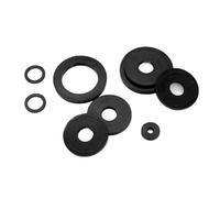 Joint d'étanchéité en caoutchouc NBR, rondelles Nitrile, amortisseur de chocs, joint torique plat et souple, robinet(M6x14x2.5mm)