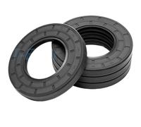 Joint d'étanchéité en caoutchouc Nitrile butadiène, 5 pièces, ID 33/34mm OD 40-82mm, couvercle à Double lèvre avec ressort(33x42x6mm)
