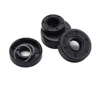 Joint d'étanchéité en caoutchouc nitrile NBR ID 10 mm 2/5 pièces TC-10 * 17/18/19 mm Joints d'étanchéité à double lèvre en caoutchouc nitrile(5pcs,10x18x7mm)
