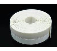 Joint d'étanchéité en caoutchouc pour bas de porte, fenêtre, coupe-vent, anti-poussière, autocollant, blanc, 45 mm, 3 m