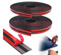 Joint d'étanchéité en caoutchouc pour pare-brise en forme de T pour porte de voiture et fenêtre de voiture (14 mm + 19 mm, 4 m)
