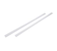 Joint d'étanchéité en caoutchouc pour porte de douche pour séparation humide et sèche, 50 cm de long, 6/8/10/12 mm de large, joint de rétention d'eau transparent pour boîtiers en verre (10 mm)