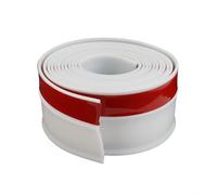 Joint d'étanchéité en caoutchouc pour porte de garage résistant aux intempéries 300 cm pour une protection latérale supérieure contre le vent, la pluie, la poussière, isolation phonique, noir ou blanc