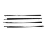 Joint d'étanchéité en Caoutchouc Pour Toyota Pour Corolla 2009-2013 Porte Automatique Fenêtre Extérieure Coupe-froid Ceinture D'étanchéité Bande Météo Étanche 7574002190(Chrome)