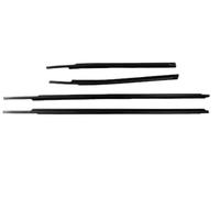 Joint d'étanchéité en Caoutchouc Pour Toyota Pour Tundra Pour Crew Max Pour Double Cabine 2/4 Portes 2007-2019 Fenêtre Extérieure Coupe-froid Joint Verre Garniture Ceinture(2 doors)