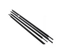 Joint D'étanchéité En Caoutchouc Pour Vitres Extérieures Pour Lexus LX570 (2008-2021), Lot De 4 Voiture Bande D'Étanchéité(Noir)