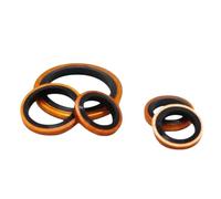 Joint d'étanchéité en caoutchouc Red Copper+ Ding Qing JB982, demi-paquet, joint torique en caoutchouc(M18 10PCS)