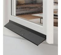 Joint d'étanchéité en caoutchouc, Tailles multiples de bande auto-adhésive noire déflecteur pluie en caoutchouc for des voitures portes fenêtres(4.5cm,1m)