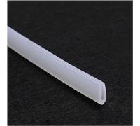 Joint d'étanchéité en caoutchouc transparent forme de U, protection des bords profilés, longueur la feuille: 5m(5mmx12mm)