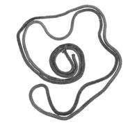 Joint D'étanchéité en Fibre de Verre Graphite pour Poêle à Bois | Rope 6mm X 2m, Surface Lisse Enduite de Graphite, pour Portes de Foyer et Entretien