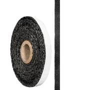 Joint d'étanchéité en fibre de verre pour poêle à feu, porte de four et four - 20 mm x 2 mm x 2 m - Noir