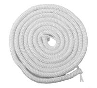 Joint d'étanchéité en fibre de verre pour porte de poêle à bois, poêle à granulés, chaudière, cheminée, porte de cheminée (6 mm) - Longueur : 2 m
