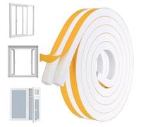 Joint d'étanchéité en mousse pour climat - Ruban adhésif d'étanchéité de 9 mm x 2 mm, 16 pieds, protection contre les courants d'air, isolant imperméable, coussin fort insonorisé | Solution