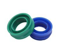 Joint d'étanchéité en polyuréthane bleu-vert (PU) for vérin pneumatique, tige de piston, arbre, 12-63 mm, UE.(Green EU,5Pieces 30x40x11.2)