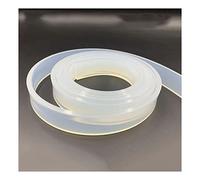 Joint d'étanchéité en silicone alimentaire résistant à la chaleur - 1 joint carré transparent en caoutchouc for moules et appareils de cuisson(1mmx40mm(2m))