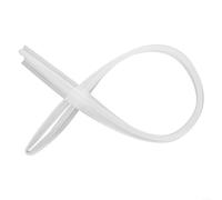 Joint d'étanchéité en silicone de type H pour porte de douche et porte de douche - 2 mètres de long, forte résilience, froid et antigel, convient pour une épaisseur de 10 mm ou 12 mm, transparent (10