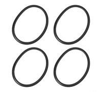 Joint d'étanchéité en silicone noir pour parasol chauffant d'extérieur, compatible avec les chauffages de cour et de terrasse, accessoire de rétention de chaleur résistant aux intempéries (rond)