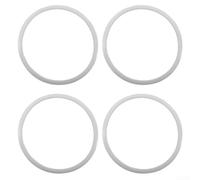 Joint d'étanchéité en silicone pour autocuiseur en alliage d'aluminium de 18 à 32 cm - Joint de rechange avec design transparent pour inspection 2 ou 5 unités (A 24 cm)