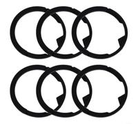 Joint d'étanchéité en silicone pour Breville pour BARISTA Express Pro Touch Smart Grinder Pro, protection supérieure des bavures de rechange pour moulin à expresso, noir, 2 pièces (6 pièces)