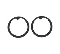 Joint d'étanchéité en silicone pour Breville pour BARISTA Express Pro Touch Smart Grinder Pro, protection supérieure des bavures de rechange pour moulin à expresso, noir, 2 pièces (2 pièces)