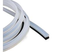 Joint d'étanchéité en U pour paroi de baignoire, Bande d'étanchéité de bord en caoutchouc de Silicone, canal en U, 10 mètres, plusieurs tailles(6 X 10 X 12 Mm)