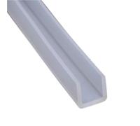 Joint d'étanchéité en U pour paroi de baignoire, Garniture de bord en Silicone for canal en U, porte de douche en verre multicolore, métal et bois, 1M/3M/5M(U-13,3.0M-U)