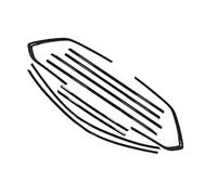 Joint D'étanchéité Extérieur De Vitre Garniture De Porte Décorative Pour VW Pour Touareg 2019-2024 PYPFQUMQGR