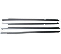 Joint D'étanchéité Extérieur Vitre Porte Latérale 4 Pièces Pour Toyota Pour Vios 2002-2018 Bande Caoutchouc Bande d'étanchéité(For 2014-2018)