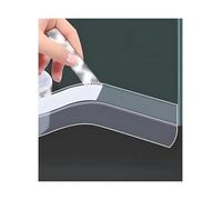 Joint d'étanchéité for porte de douche en verre, 3 m, for joints de porte, for les espaces entre les fenêtres de douche en verre.(L300xW6cm/118.11x2.36in)