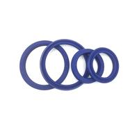 Joint d'étanchéité hydraulique en polyuréthane for tige de piston radiale, diamètre intérieur 4 mm/5/6/7/8/10/12/14 à 20 mm, joints d'étanchéité à l'huile(6x12x4mm 5pcs)