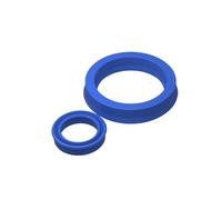Joint d'étanchéité hydraulique en polyuréthane, type UN, Diamètre intérieur 245mm Diamètre extérieur 270mm Épaisseur 16mm, 1 pièce, Bleu, 245x270x16mm