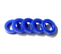 Joint d'étanchéité, joint radial d'axe UN, 5 pièces polyuréthane pour piston, tige, joint d'huile en U une seule lèvre PU, diamètre intérieur 8-19 mm, hydraulique(12x22x6(5pcs))