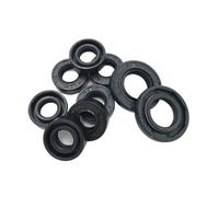 Joint d'étanchéité NBR ID 15mm 16mm 17mm, bagues d'étanchéité en caoutchouc Nitrile butadiène, for arbre rotatif, machine hydraulique, 5 pièces(17x23x10)