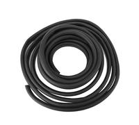 Joint d'étanchéité noir 3 m avec ampoule supérieure en plastique PVC pour porte et fenêtre - Étanche et anti-bruit