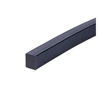 Joint d'étanchéité noir résistant aux produits chimiques, huile à haute température, cordon en caoutchouc fluoré, bande carrée en caoutchouc fluoré de 5/6/7/8/10/12/14/15/16/18mm ( Size : 2M , Color :