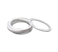 Joint d'étanchéité plat en PTFE for bride de manomètre, tuyau d'eau, diamètre intérieur 56-160 mm, entretoise for manomètre(90x102x2(5pcs))