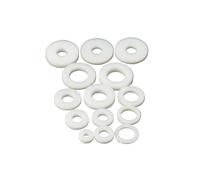 Joint d'étanchéité plat en PTFE, tailles O/D 8.5mm-18mm I/D 3mm-10mm d'épaisseur 2mm 3mm, joint d'espacement for manomètre, 50 pièces(8.5x3x5mm)