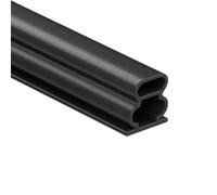 Joint D'Étanchéité Porte Bande D'Étanchéité Adhésive Antivol Pour Porte Résistante Aux Chocs Insonorisante Et Anti Poussière en Caoutchouc Noir 3M*2