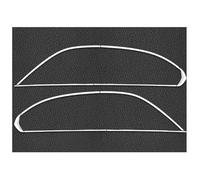 Joint D'étanchéité Pour BMW Série 3 G20 Pour M3 2020-2023 2024 2025 Accessoires Porte Latérale Baguette Chromée En Acier Inoxydable Garniture Vitre Voiture Joints(Argent)