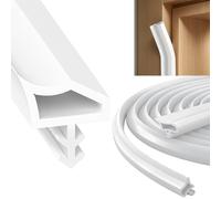 Joint d'étanchéité pour cadre de porte, 25 m, pour isolation acoustique, blanc, boudin de porte et joints de porte, pour protection contre l'humidité, le froid et la prévention des collisions, montage