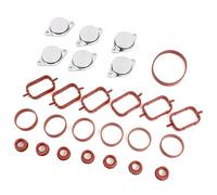 Joint d'étanchéité pour collecteur d'admission d'air, 22/33 mm, pour BMW M57, E39, E60, E46, E38, E53, E83, E70, E71, E92, X3, X5, X6 Joint de Refroidisseur Joint d'étanchéité(6PCS 33mm)