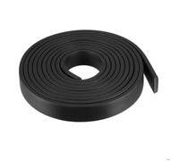 Joint d'étanchéité pour portes ou fenêtres SOURCING MAP Bande Étanchéité Solide Rectangle Caoutchouc 20mm l 5mm H 3m L Noir
