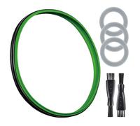 Joint d'étanchéité pour Thermomix TM31, joint de couvercle pour robots multifonctions Thermomix TM31, bonne étanchéité, livré avec joint de lame, joint d'étanchéité et brosse de nettoyage (verte)