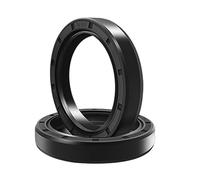 Joint d'étanchéité squelette en caoutchouc nitrile NBR, diamètre intérieur 43/44 mm, hauteur 4-14 mm, double lèvre avec ressort, pour applications industrielles,1 pièce,43x55x6mm