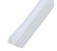 Joint d'étanchéité transparente Joint d'étanchéité en caoutchouc for porte de douche et baignoire, 2 m, forme F, for vitre, 6 mm d'espacement, for vitrage