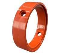 Joint d'étanchéité VMQ rouge et blanc, 25 32 38 45 51 63 76 89 102-200mm, for vanne papillon sanitaire à trois pinces de 1.5 "2" 2.5 "3" 4 "5" 6"(51mm Red)