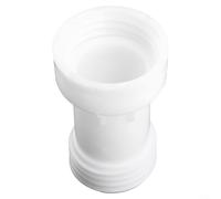 Joint d'extension en plastique S60 x 6 IBC pour tuyau d'évacuation de la poussière, connecteur à filetage grossier adapté pour eau de pluie et réservoirs industriels