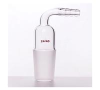 Joint d'extraction 90° Mâle 14/20 19/22 24/40 29/42 | Interface de petite buse en verre borosilicaté (φ 8 mm/10 mm)(A921922)